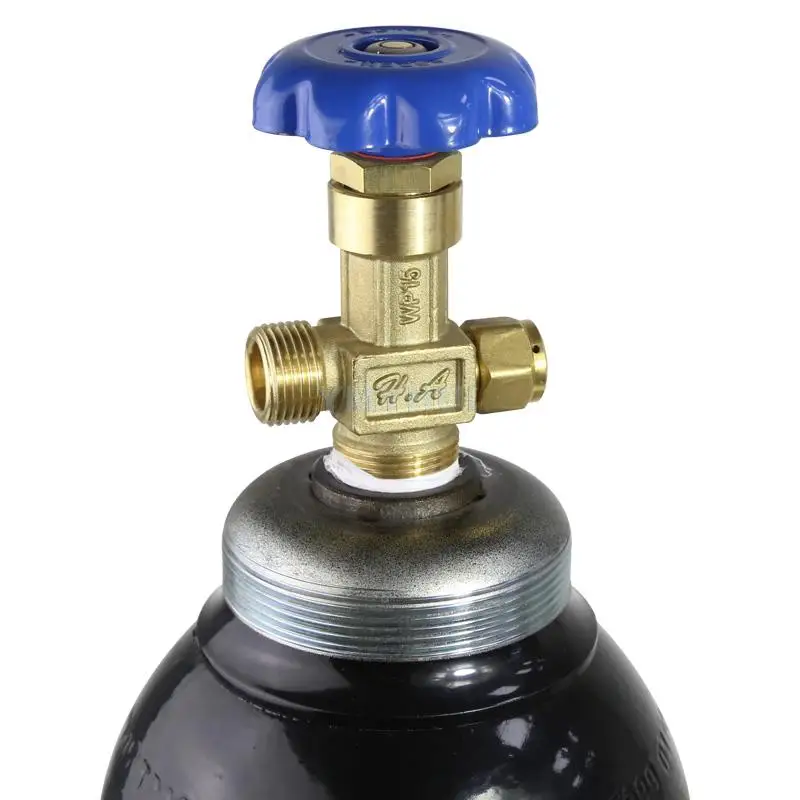 Nitrogen Cylinder for Excavator Breaker Gun Head 4L 8L Inflatable Steel Cylinder Nitrogen Meter High Quality Valve