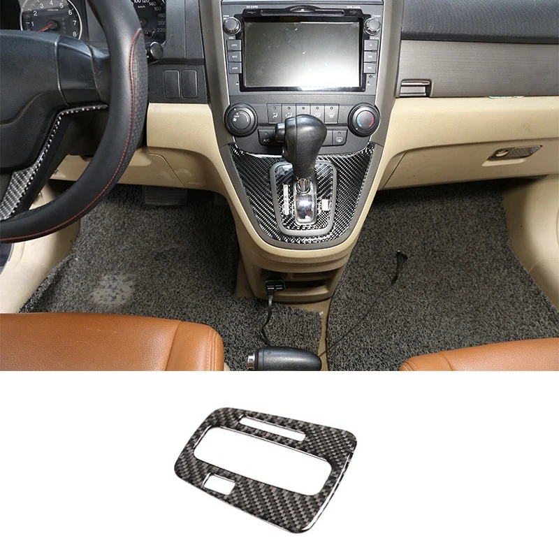 Gear Shift Panel Decorative Trim Cover Carbon Fiber for Honda CR-V 2007 2008 2009 2010 2011 | Автомобили и мотоциклы
