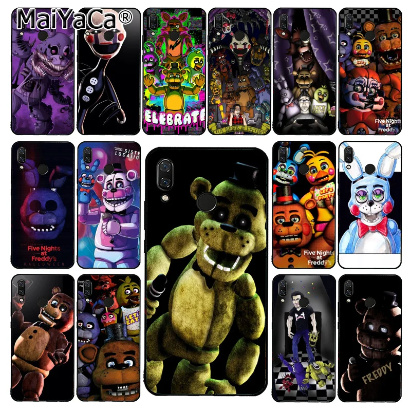 Чехол для телефона MaiYaCa с надписью five nights at freddy's fnaf freddy Xiaomi Redmi4X 6A 9 Note8T 5Plus Note4 Note5 7