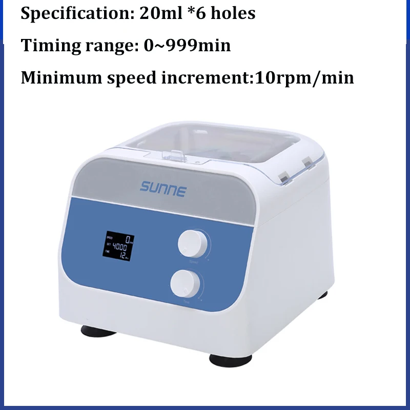 실험실 전기 저속 원심분리기, 혈청 지방 원심분리기 믹서, 0-4000rpm