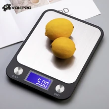 ЖК-дисплей 10 кг/1 г Многофункциональные цифровые кухонные весы для продуктов из нержавеющей стали для взвешивания пищевых продуктов весы кухонные инструменты баланс