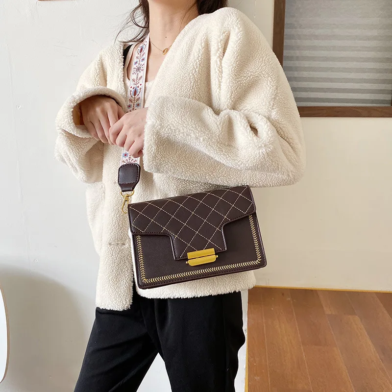

2019 New Style Autumn And Winter Shoulder Bag Bag Women's Fashion Simple Women's Bag Shoulder Students Cute Korean-style INS WOM
