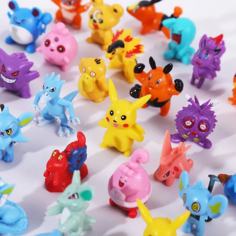 24-144 Pcs Pokemon Action Figure 2-3cm Not Repeating Mini Figures Model Toy  Pikachu Anime Kids Collect Dolls Birthday Gifts - Action Figures -  AliExpress