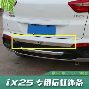 

Car 304 Stainless steel rear bumper trim strip for Hyundai IX25 2015 2016 2017 2018 Car styling top