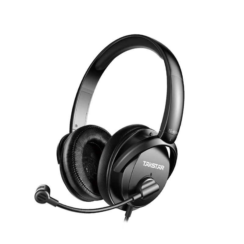 

TAKSTAR Multimedia Headphones Over-ear Bass Sound Stereo Headphones with Volume Control for Audio Service Entertainment TS-450M