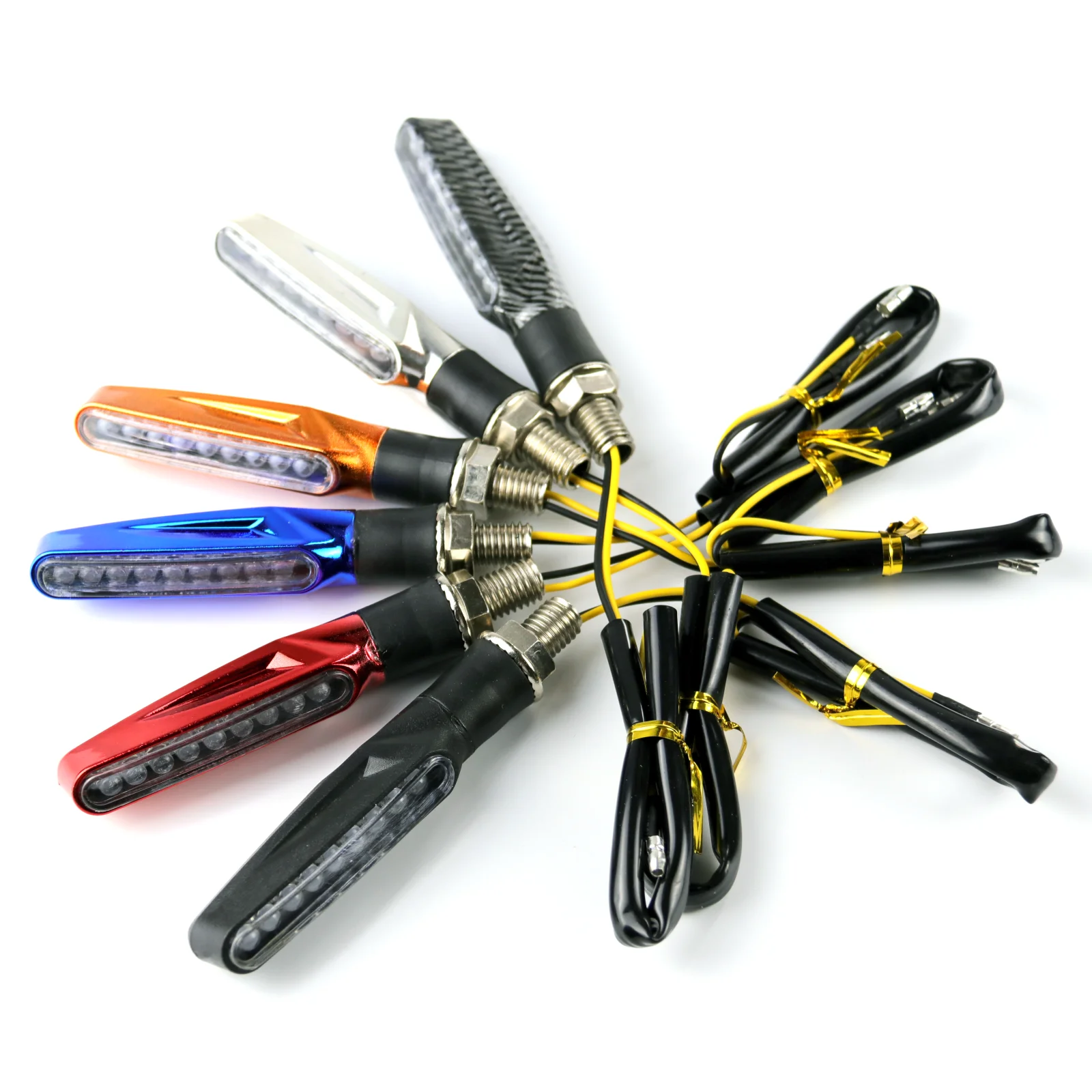 

2pcs 12V High quality Motorcycle LED Indicators 9 LED Motorcycle Accessories BlyilyB Motorcycle Blinkers Indicator Turn Signal