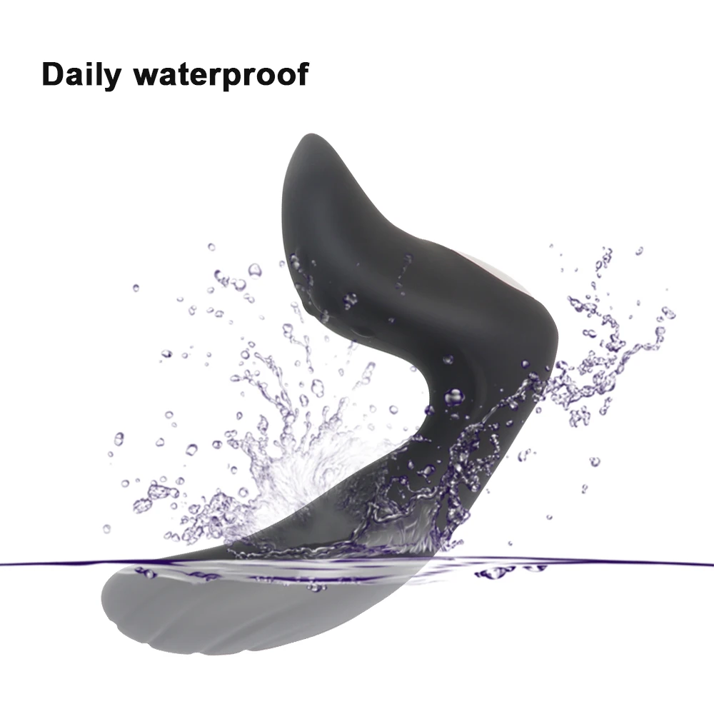 Мужской Вибратор для массажа простаты Анальная пробка силиконовая вибратор