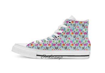 

Sexuality Whales And Aromanatee Pattern Custom Casual High Top lace-up Canvas shoes sneakers Drop shipping