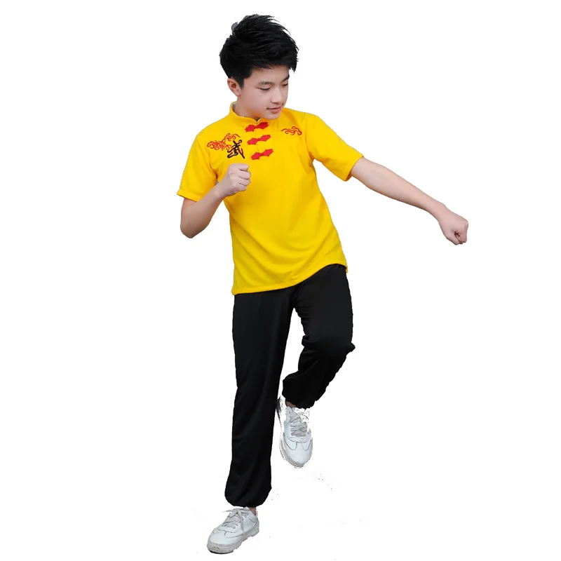 Кимоно для детей и взрослых из хлопка с длинным рукавом Dobok Wushu кимоно дзюдо