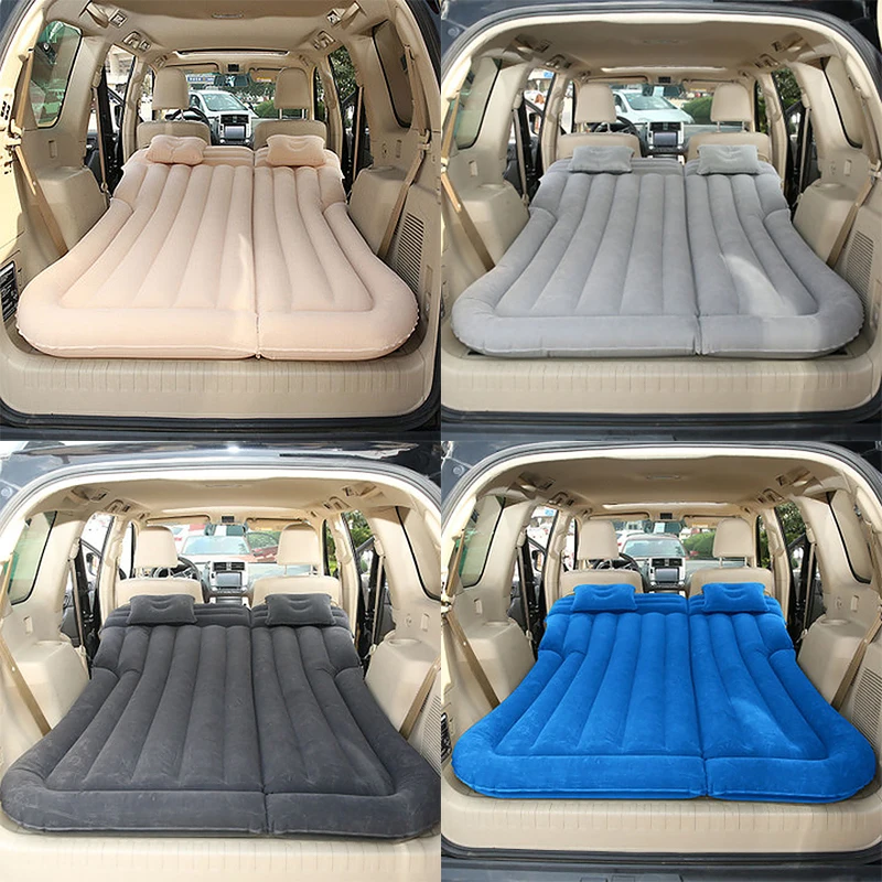 Car lathe Car inflatable mattress travel split flocking SUV mattress air bed
