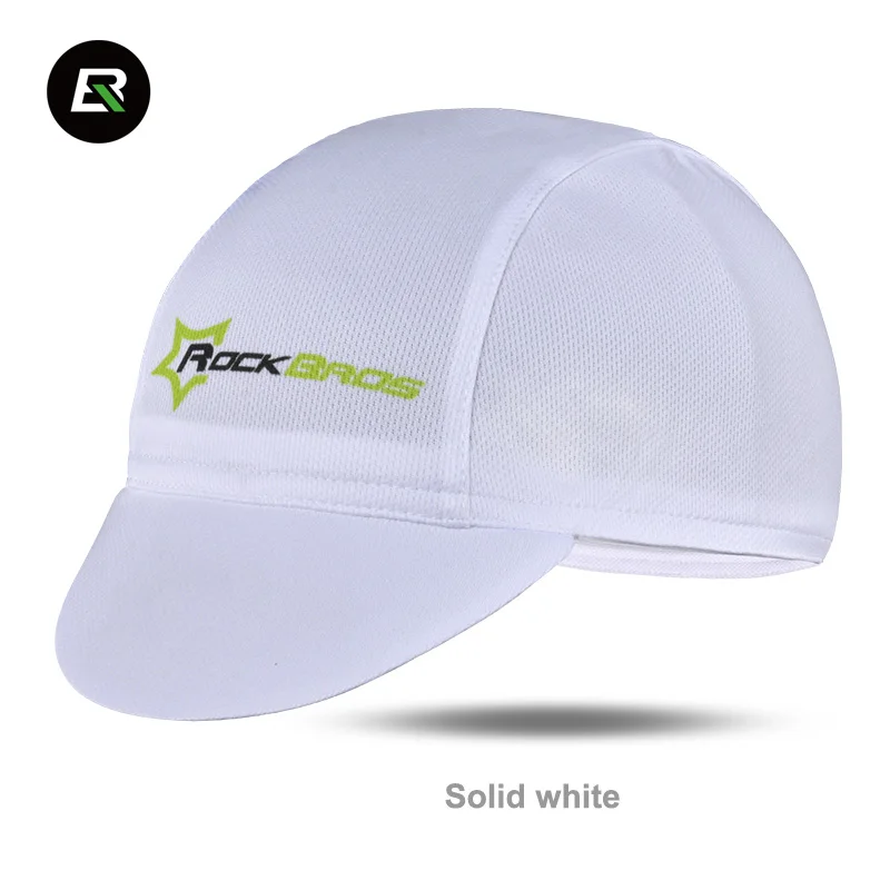 White 1 ROCKBROS велосипедная Кепка велосипед для мужчин шлем лайнер Кепка дышащая хлопковая эластичная спортивная одежда Sweatband шлем головной убор велосипедиста - Цвет: White 1
