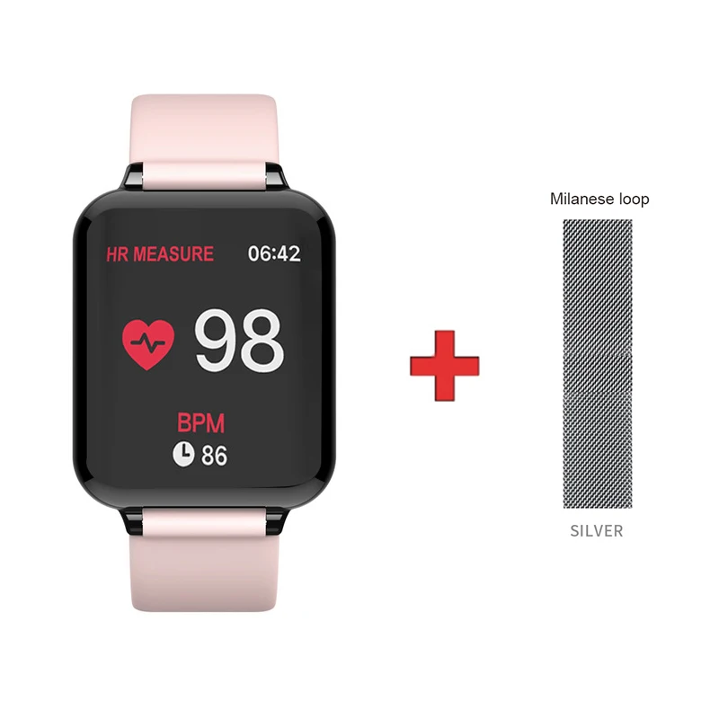 2021 Mens Smart Watch Waterproof B57 Hero Band 3 Heart Rate Blood Pressure Sprots Relogio Smartwatches Bracelet for Android IOS 