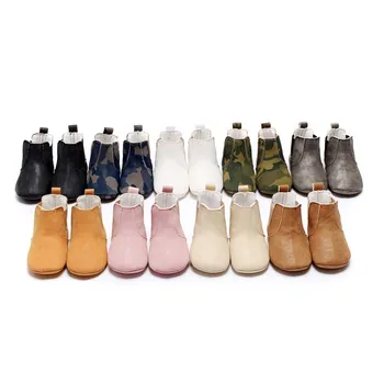 

Toddler Baby Boots Boy Girl Shoes Infant Step Shoes Boots Baby First Walkers Elastic PU Leather /Soft Soled Shoes