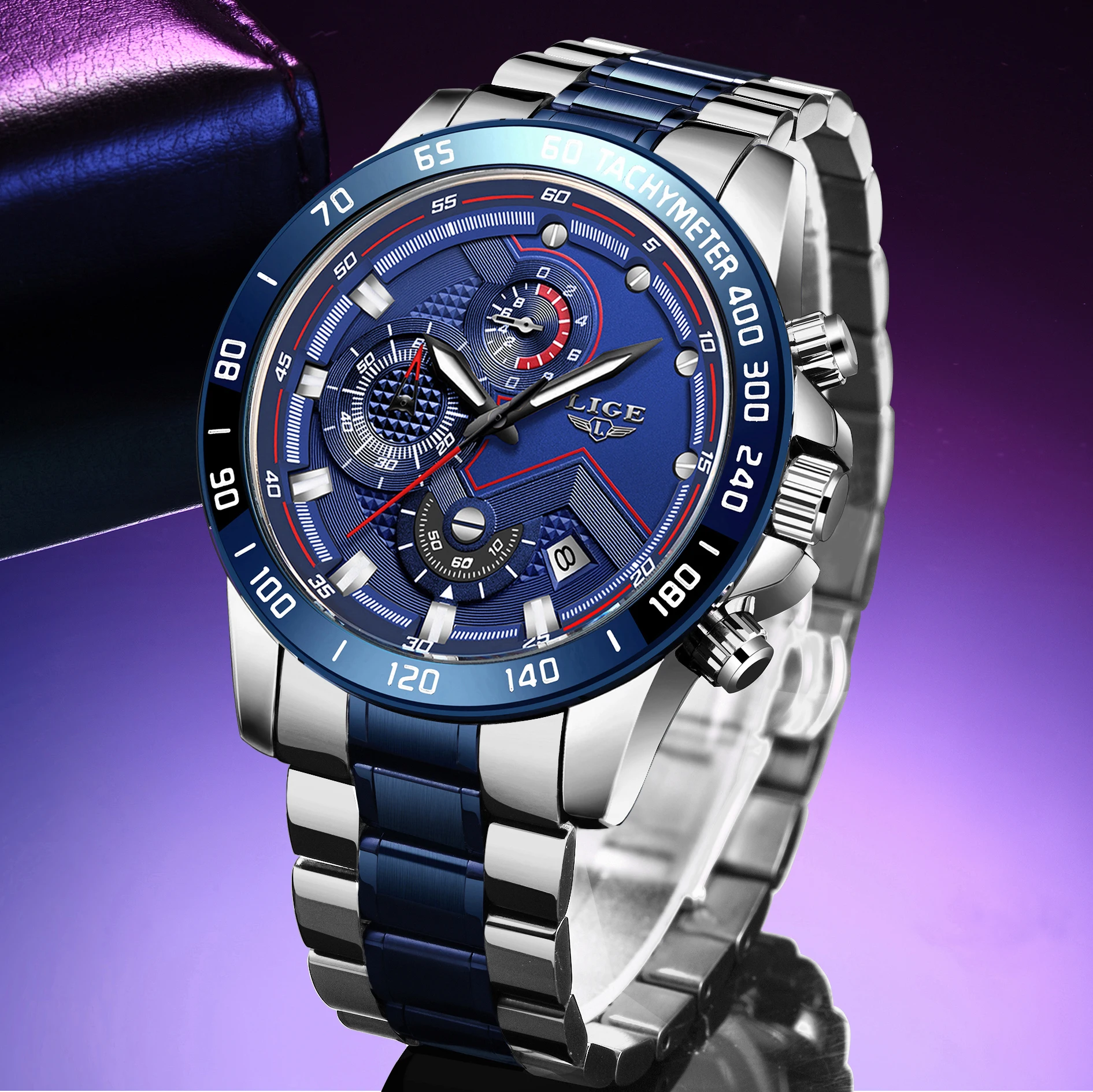 2020 LIGE Watches Mens Waterproof Analogue Clock Fashion Stainless Steel Waterproof Luminous Watch Men Sports Relogio Masculino 2020 LIGE Watches Mens Waterproof Analogue Clock Fashion Stainless Steel Waterproof Luminous Watch Men Sports Relogio Masculino