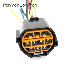 10Pin HP066-10021 GL221-10021 Automotive Headlight Assembly Wiring Plug Socket For HYUNDAI Verna KIA K1 K2 K3 K4 For DJ7109-2-21