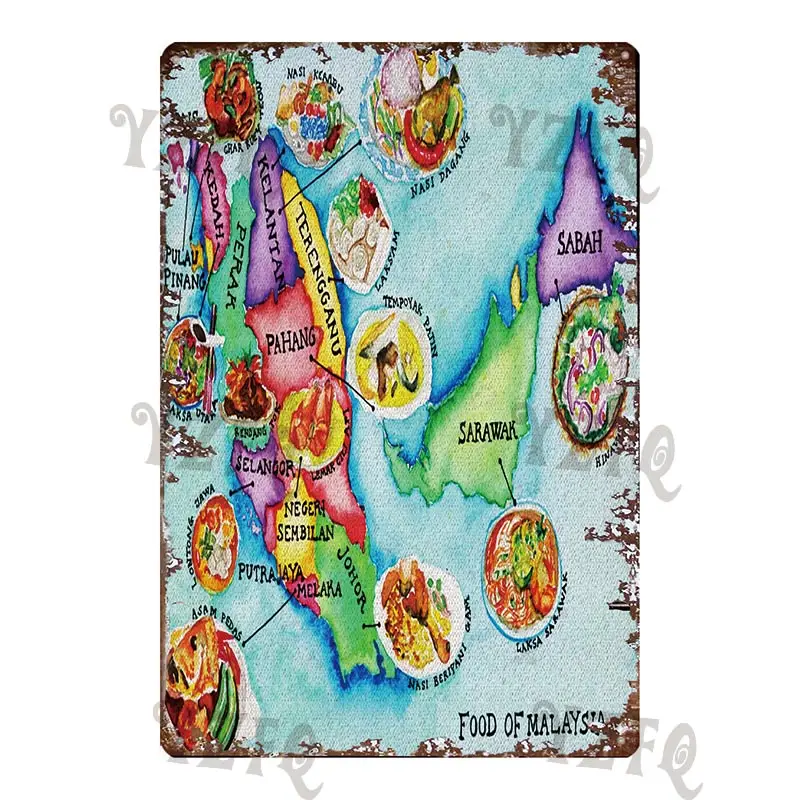 Surf Aloha Hawall Vintage Travel Tin Sign Hula Beach Metal Plate For Wall Pub Cafe Home Art Craft Decor Cuadros DU-4626A - Цвет: DU-4644