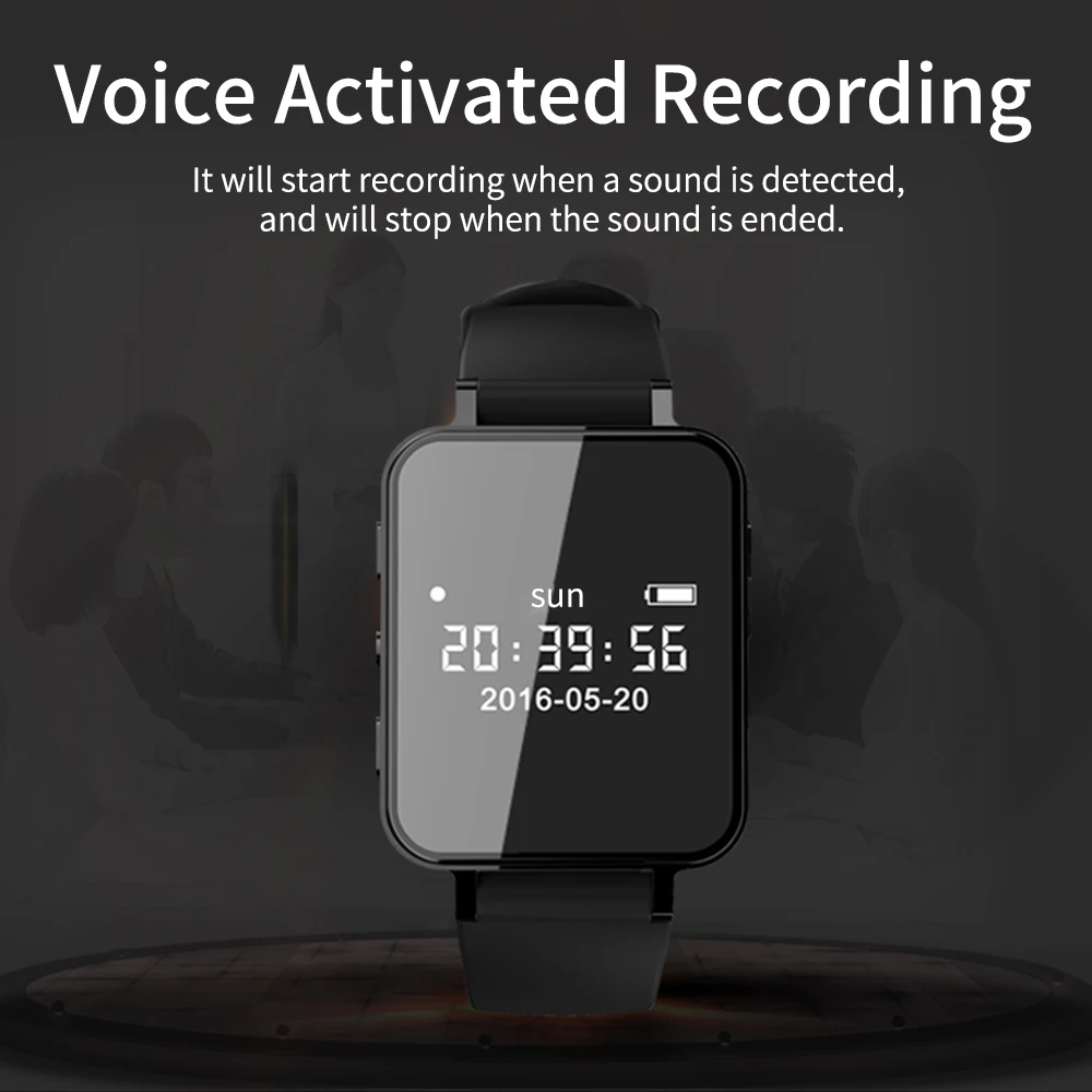 Digital Voice Recorder Watch Real Spy Gadgets
