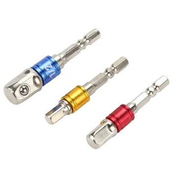 

Socket bit Extension Bar Hex Shank Adapter Drill Nut Driver Power Drill Bit Repair Tools Kit Set + Hex Quick Release Magnetic Sc