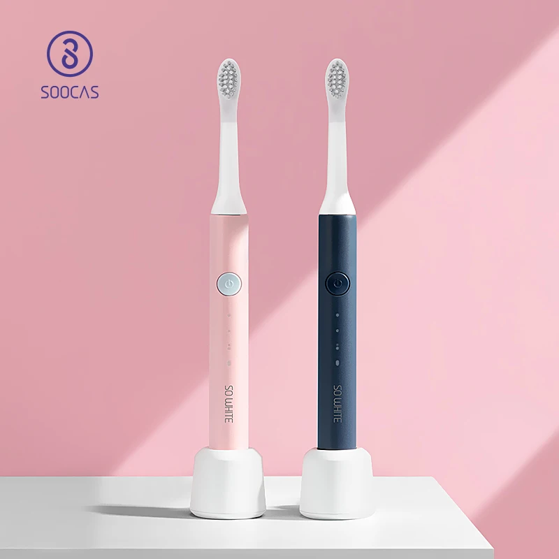 Xiaomi SOOCAS SO WHITE EX3 перезаряжаемая электрическая ультразвуковая зубная щетка USB перезаряжаемая зуб зубы Глубокая чистка кистей водонепроницаемый X3