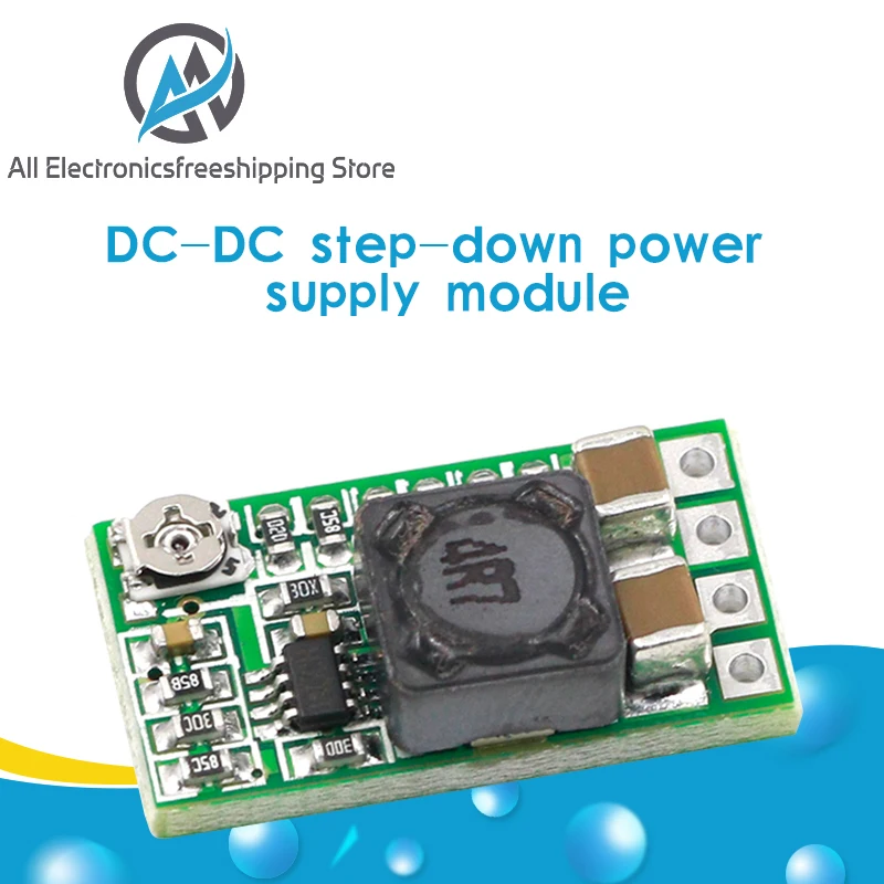 50 шт Мини DC 12/24V постоянного тока до 5V3A модуль понижающий питания преобразователь