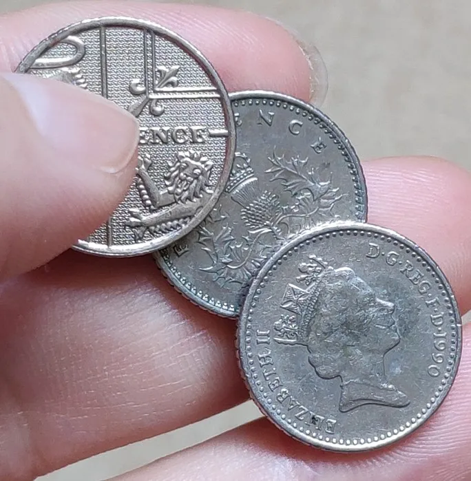 

18mm 3 PCS SET Britain ,100% Real Genuine Comemorative Coin,Original Collection