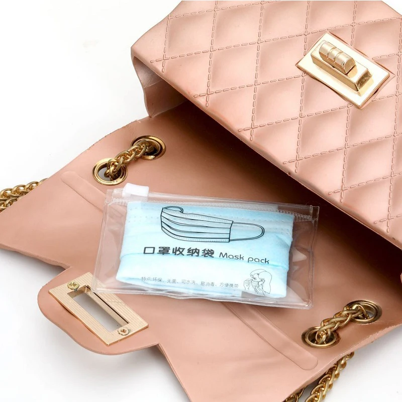 

1pcs Fashion Light Portable Mask Cover Bag Waterproof Face Mask Holder Face Mask Storage Case Sealing Better Save Mask Boxes