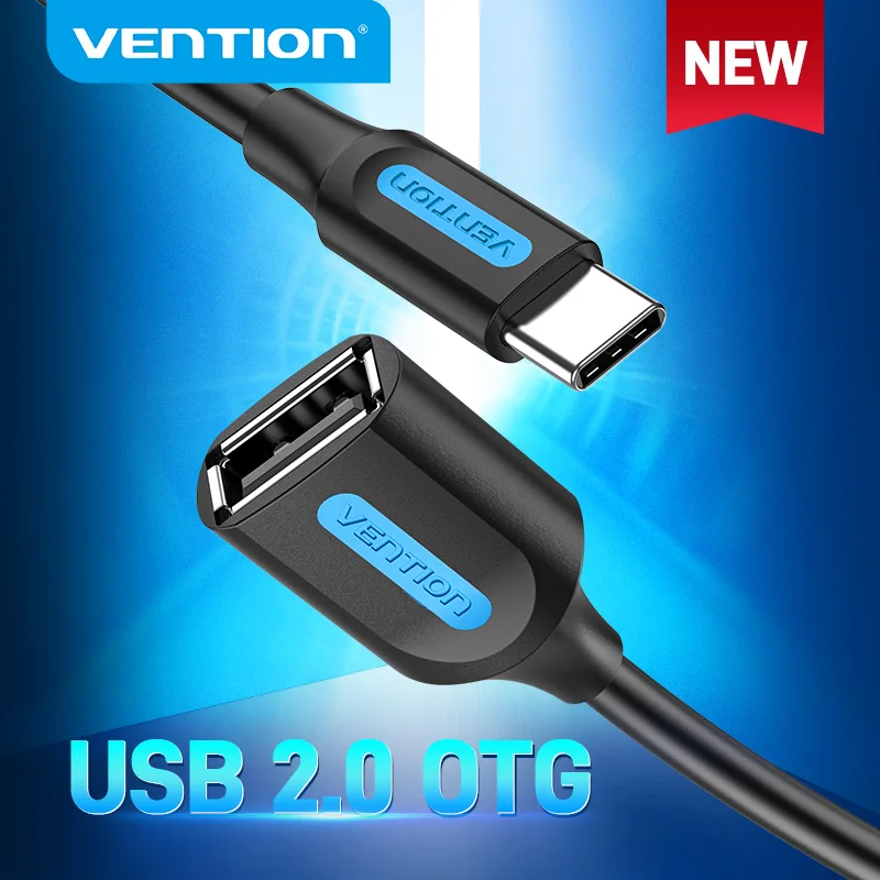 Vention USB C OTG кабель Type 2 0 папа к Женский адаптер для MacBook Huawei MateBook Xiaomi кабель|Переходники и адаптеры| |