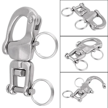 

Outdoor 2-3/4Inch Stainless Steel For Sailboat Halyard Swivel Shackle Replacement Supplies Parts Accessories Useful