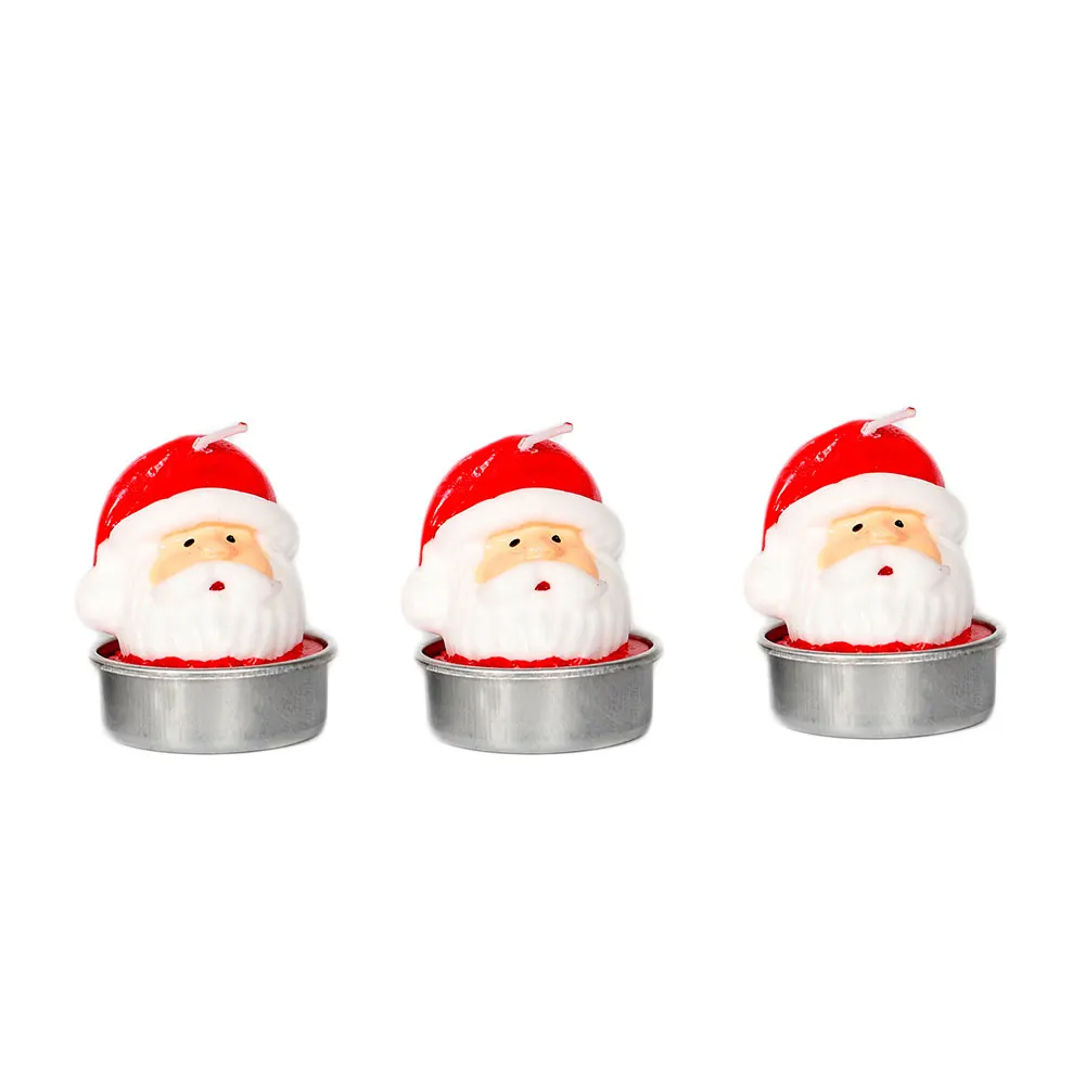 santa claus head Буги восковая свеча бар креативный Санта-Клаус реквизит Рождество красивый - Цвет: santa claus head
