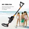 Lightweight Children Metal detector MD-1008A,Kid's Golder Finder Treasure Hunting Waterproof Search Coil LCD Detection 6