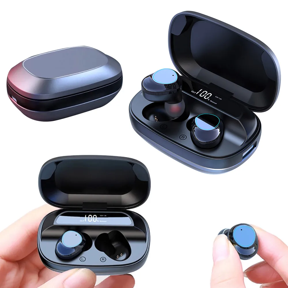 Nasin G16 TWS 5,0 Bluetooth наушники тяжелый бас 6D стерео HiFi аудио светодиодный дисплей гарнитура 6000 мАч зарядная коробка IPX7 для iphone