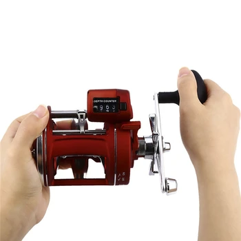 

ACL30/50D 3.8:1/5.2:1 12BB Counting Fishing Reel Electric Depth Counting Left /Right Hand Drum High Speed Spinning Reel