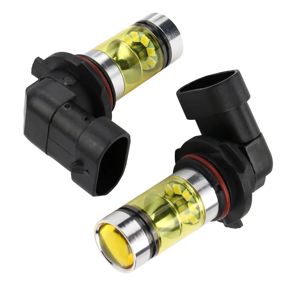 2x9006 Hb4 100w 2323 Led 4300k желтый противотуманный светильник, лампа для вождения, противотуманный светильник s, Автомобильный светодиодный светильник, лампа для автомобилей# YL10