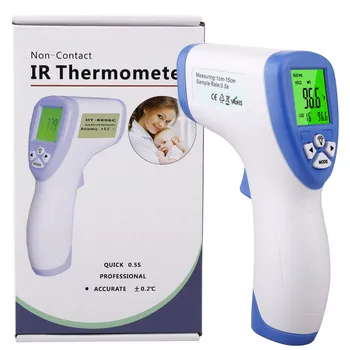 

Electric Digital Infrared Thermometer Non Contact Infrared Thermometer Pyrometer Ir Laser Temperature Meter Gun Adult Baby Kids