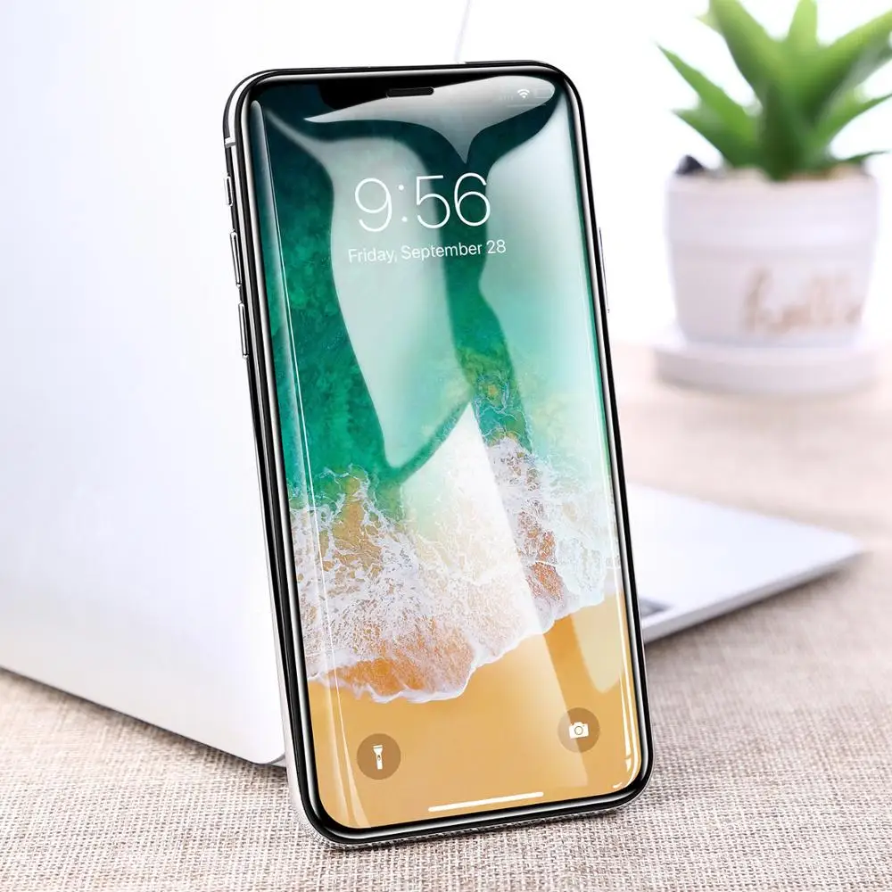 Умное закаленное стекло дьявола для Iphone XR X защита экрана HD полное покрытие Xs Max