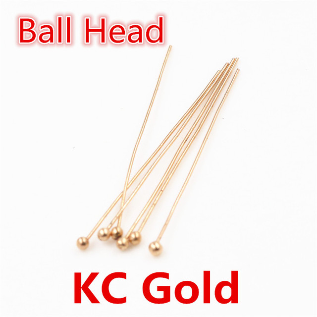 16 20 25 30 35 40 45 50mm Flat Head/Ball Head/Eye Head Pins Metal Headpins For Jewelry Findings Making DIY Supplies