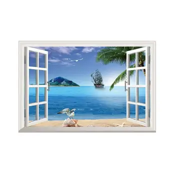 

Diamond Painting Full 5D Drill Cross Stitch Window View 07 Embroidery Home Decor Art Kits Present