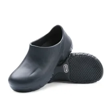 Противоскользящий шеф-повара обувь защитная обувь Человек гостиницы рабочие Сабо труда страхование обувь водонепроницаемая обувь Кухня работников; большие размеры 36-46