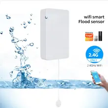 Tuya — Alarme indépendant fuite d'eau WIFI, pour la maison, système de sécurité, capteur de débordement de l'eau