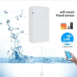 Tuya Home Alarm Water Leakage Alarm Independent WIFI Water Leak Sensor Detector Flood Alert Overflow Security Alarm System