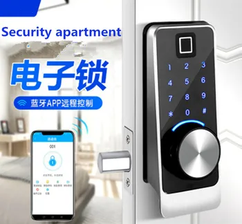 

Household Smart Fingerprint Lock Room Office Rental House Replacement Ball Lock Password Electronic BluetoothAPPDoor Lock