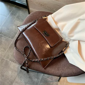 

Bags For Women 2020 Fashion New Design Joker Chain Square Bag Messenger Bag Portable Shoulder Bag