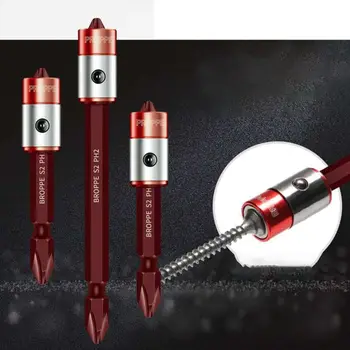 

Screwdriver Bits Magnetic Ring 1/4" 6.35mm Metal Strong Magnetizer Screw X7YF