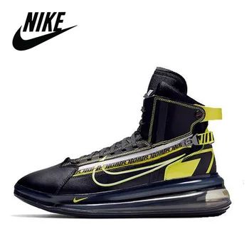 

Original Nike Air Max 720 Saturn AS Black Gold 2019 Men's Running Shoes Sneakers Air Max 720 Men BV7786-001
