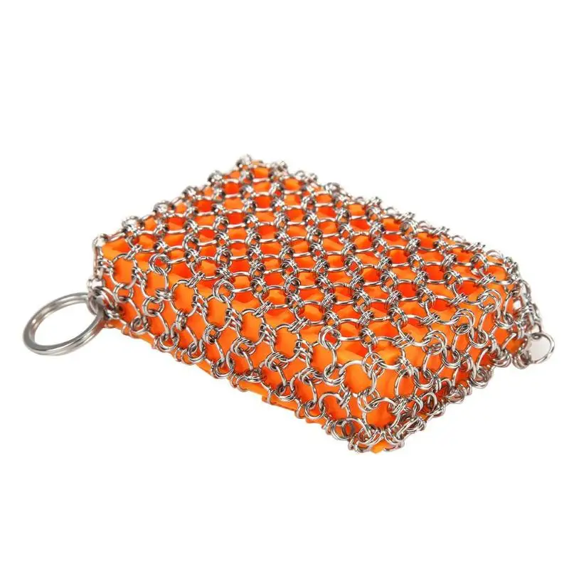 Silica Gel Экологически чистая губка для мытья посуды из силикагеля, горшок для мытья посуды в форме железной сетки, кухонный очиститель для удаления грязи, прочные аксессуары - Цвет: Silica Gel