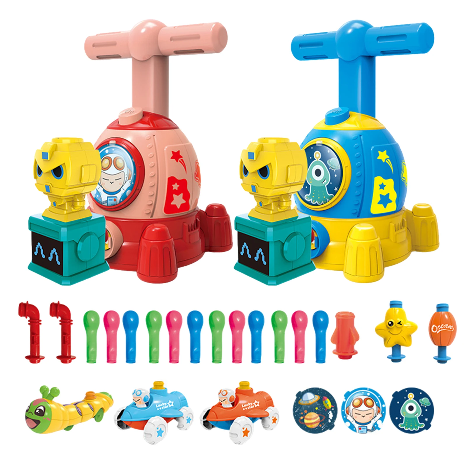 Воздушный шар Power ed Rocket Монтессори детские игрушки Космический инерционный