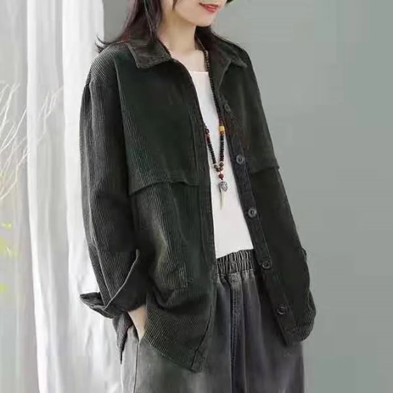 Corduroy Blouse Image 3
