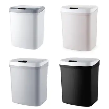 

Electric Smart Trash Can USB Charged Kick Barrel Induction for Home Kitchen