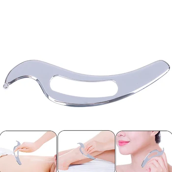 

Stainless Steel Scraping Board Body Scrapper Plate for Release Pain Relief Guasha Tools Relief Pain Tools Manual Massage Tool