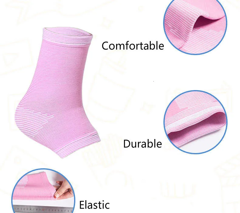 2PCS Kids Children Ankle Brace Compression Sleeves Foot Arch Support Plantar Fasciitis Sock For Swelling Heel Spur Pain Relief